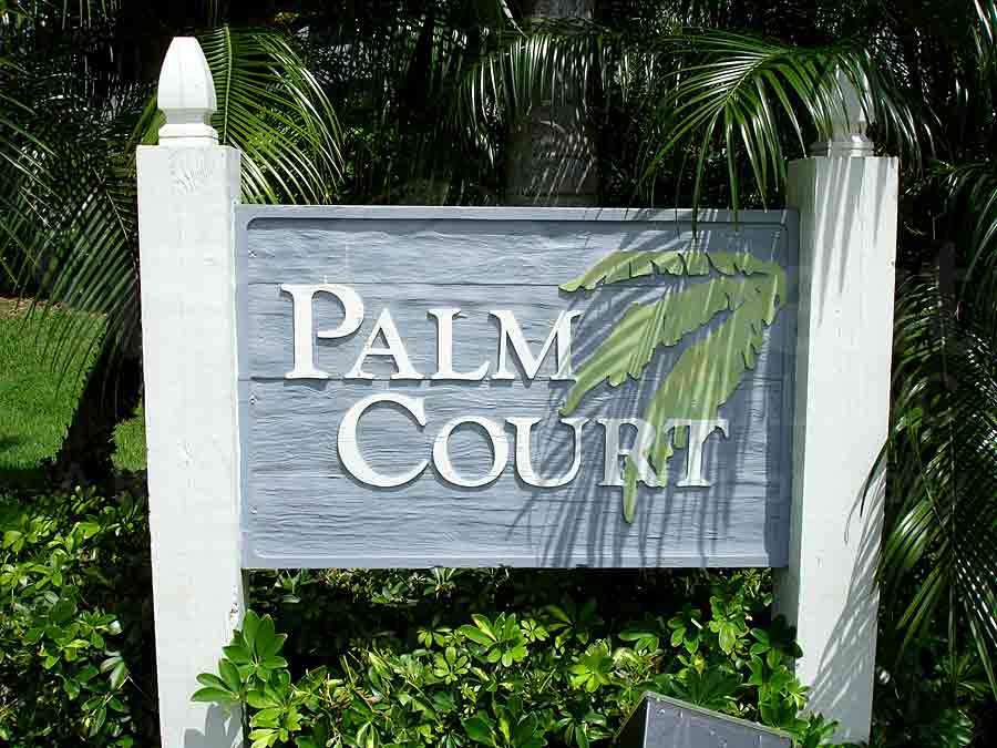 Palm Court Signage